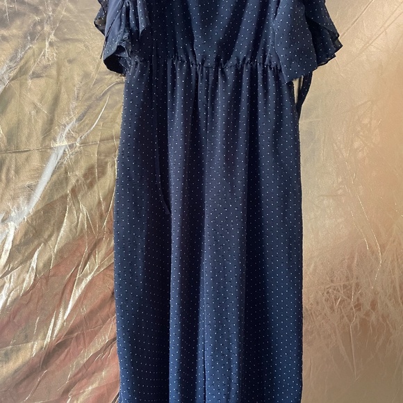 Super cute summer Club Monaco Polka Dot Jumpsuit Size 2 - Picture 2 of 3